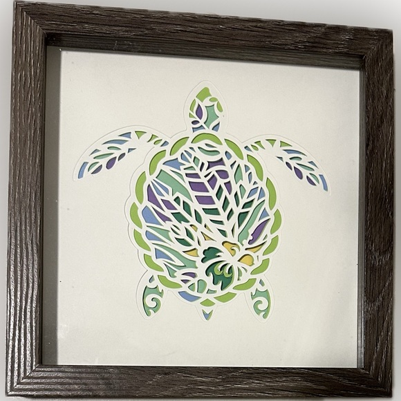 Handmade Other - Handmade Sea Turtle Shadow Box 🐢- 8x8
